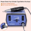image:imageMAKARTT 30000RPM Electric Handpiece for Up200 Nail Drill Machine Professional E File 3 Pins WhiteBlack