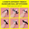 image:imageMakartt 12 PCS French Nail Art Stamper Kit2 PCS Jelly Nail Stamper 4 PCS Silicone Replaceable Stamper Head and 6 Sheets French Manicure Edge Auxiliary Nail Guide Stickers For Gel Polish Design