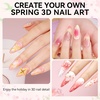 image:imageMakartt 3D Gel Nail Art 2 Pcs 15g Nail Sculpting DIY No Wipe 3D Molding Gel for Nails Decoration Manicure Sculpture NailsA01Clear