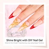 image:imageMakartt 3D Gel Nail Art 2 Pcs 15g Nail Sculpting DIY No Wipe 3D Molding Gel for Nails Decoration Manicure Sculpture NailsA022pcs Clear