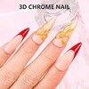 image:imageMakartt 3D Gel Nail Art 2 Pcs 15g Nail Sculpting DIY No Wipe 3D Molding Gel for Nails Decoration Manicure Sculpture NailsA04Clear 3D Nail Gel  Gold Chrome Nail Powder