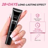 image:imageMakartt 3D Gel Nail Art 2 Pcs 15g Nail Sculpting DIY No Wipe 3D Molding Gel for Nails Decoration Manicure Sculpture NailsA05clear  chrome