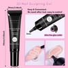 image:imageMakartt 3D Gel Nail Art 2 Pcs 15g Nail Sculpting DIY No Wipe 3D Molding Gel for Nails Decoration Manicure Sculpture NailsA06Whiteout Wonder