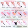 image:imageMakartt 3D Gel Nail Art 2 Pcs 15g Nail Sculpting DIY No Wipe 3D Molding Gel for Nails Decoration Manicure Sculpture NailsA13ClearNoir
