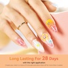 image:imageMakartt 3D Gel Nail Art 2 Pcs 15g Nail Sculpting DIY No Wipe 3D Molding Gel for Nails Decoration Manicure Sculpture NailsA14Clear Blooming Gel  3D Gel