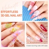 image:imageMakartt 3D Gel Nail Art 2 Pcs 15g Nail Sculpting DIY No Wipe 3D Molding Gel for Nails Decoration Manicure Sculpture NailsA15Clear 5 in 1 Nail Art Glue