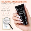 image:imageMakartt 3D Gel Nail Art 2 Pcs 15g Nail Sculpting DIY No Wipe 3D Molding Gel for Nails Decoration Manicure Sculpture NailsA15Clear 5 in 1 Nail Art Glue