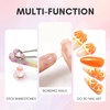 image:imageMakartt 3D Gel Nail Art 2 Pcs 15g Nail Sculpting DIY No Wipe 3D Molding Gel for Nails Decoration Manicure Sculpture NailsClear Gel Nail Glue