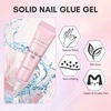 image:imageMakartt 3D Gel Nail Art 2 Pcs 15g Nail Sculpting DIY No Wipe 3D Molding Gel for Nails Decoration Manicure Sculpture NailsClear Gel Nail Glue