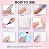 image:imageMakartt 3D Gel Nail Art 2 Pcs 15g Nail Sculpting DIY No Wipe 3D Molding Gel for Nails Decoration Manicure Sculpture Nailsclear