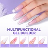 image:imageMakartt 3D Gel Nail Art 4 in 1 Clear Solid Gel Builder for Extension UV Nail Glue for Acrylic Nails Rhinestones 3d Sculpting Gels Hard Gels for Nails UVLED Nails Lamp Required 15ML 2 BottlesWhite 2pcs