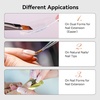 image:imageMakartt 3D Gel Nail Art 4 in 1 Clear Solid Gel Builder for Extension UV Nail Glue for Acrylic Nails Rhinestones 3d Sculpting Gels Hard Gels for Nails UVLED Nails Lamp Required 15ML 2 BottlesClear Gel Builder