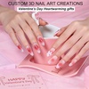 image:imageMakartt 3D Gel Nail Art 4 in 1 Clear Solid Gel Builder for Extension UV Nail Glue for Acrylic Nails Rhinestones 3d Sculpting Gels Hard Gels for Nails UVLED Nails Lamp Required 15ML 2 BottlesClear 3D Sculpting Kit