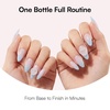 image:imageMakartt 3D Gel Nail Art 4 in 1 Clear Solid Gel Builder for Extension UV Nail Glue for Acrylic Nails Rhinestones 3d Sculpting Gels Hard Gels for Nails UVLED Nails Lamp Required 15ML 2 BottlesPink Gel Builder Kit