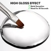 image:imageMakartt 3D Gel Nail Art Clear 3D Painting Gels for Chrome Powder 3D Sculpting No Wipe for Gel Nail Polish 3D Carving Drawing Gels for Nails Art at Home amp Salon DIY 028 flozSilver Mirror Shine Gel