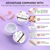 image:imageMakartt 3D Gel Nail Art Clear Solid Builder Nail Gel 4 in 1 Nonsticky for Extension Shaping Strengthen Building 3D Sculpting Hard Gels UVLED Lamp Required 15mlClear  White Starter Kit
