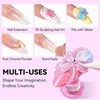image:imageMakartt 3D Gel Nail Art Clear Solid Builder Nail Gel 4 in 1 Nonsticky for Extension Shaping Strengthen Building 3D Sculpting Hard Gels UVLED Lamp Required 15mlClear