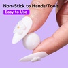 image:imageMakartt 3D Gel Nail Art Clear Solid Builder Nail Gel 4 in 1 Nonsticky for Extension Shaping Strengthen Building 3D Sculpting Hard Gels UVLED Lamp Required 15mlWhite