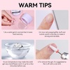 image:imageMakartt 3D Gel Nail Art Clear Solid Builder Nail Gel 4 in 1 Nonsticky for Extension Shaping Strengthen Building 3D Sculpting Hard Gels UVLED Lamp Required 15mlClear  White