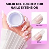 image:imageMakartt 3D Gel Nail Art Clear Solid Builder Nail Gel 4 in 1 Nonsticky for Extension Shaping Strengthen Building 3D Sculpting Hard Gels UVLED Lamp Required 15mlClear