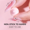 image:imageMakartt 3D Gel Nail Art Clear Solid Builder Nail Gel 4 in 1 Nonsticky for Extension Shaping Strengthen Building 3D Sculpting Hard Gels UVLED Lamp Required 15mlClear  White