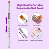 image:imageMakartt 3D Gel Nail Art for Sculpting 3in1 MultiFunctional 15g Clear 3D Nail Gel for Molding amp Painting Nails Designs No Wipe Nail Glue for Rhinestones Chrome Powder amp DIY ManicureA06nail rhinestone glue with brush  15ml  super strong