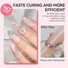 image:imageMakartt 3D Gel Nail Art for Sculpting 3in1 MultiFunctional 15g Clear 3D Nail Gel for Molding amp Painting Nails Designs No Wipe Nail Glue for Rhinestones Chrome Powder amp DIY ManicureA03nail rhinestone gem glue set 60G