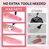 image:imageMakartt 3D Gel Nail Art for Sculpting 3in1 MultiFunctional 15g Clear 3D Nail Gel for Molding amp Painting Nails Designs No Wipe Nail Glue for Rhinestones Chrome Powder amp DIY ManicureA01nail rhinestone glue set  15ml8ml