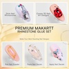 image:imageMakartt 3D Gel Nail Art for Sculpting 3in1 MultiFunctional 15g Clear 3D Nail Gel for Molding amp Painting Nails Designs No Wipe Nail Glue for Rhinestones Chrome Powder amp DIY ManicureA04nail rhinestone gem glue set  2x30ml