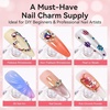image:imageMakartt 3D Gel Nail Art for Sculpting 3in1 MultiFunctional 15g Clear 3D Nail Gel for Molding amp Painting Nails Designs No Wipe Nail Glue for Rhinestones Chrome Powder amp DIY ManicureA01nail rhinestone glue set  15ml8ml