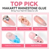 image:imageMakartt 3D Gel Nail Art for Sculpting 3in1 MultiFunctional 15g Clear 3D Nail Gel for Molding amp Painting Nails Designs No Wipe Nail Glue for Rhinestones Chrome Powder amp DIY ManicureA03nail rhinestone gem glue set 60G