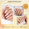 image:imageMakartt 3D Gel Nail Art for Sculpting 3in1 MultiFunctional 15g Clear 3D Nail Gel for Molding amp Painting Nails Designs No Wipe Nail Glue for Rhinestones Chrome Powder amp DIY ManicureA04nail rhinestone gem glue set  2x30ml