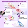 image:imageMakartt 3D Gel Nail Art for Sculpting 3in1 MultiFunctional 15g Clear 3D Nail Gel for Molding amp Painting Nails Designs No Wipe Nail Glue for Rhinestones Chrome Powder amp DIY ManicureA06nail rhinestone glue with brush  15ml  super strong