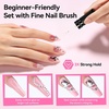 image:imageMakartt 3D Gel Nail Art for Sculpting 3in1 MultiFunctional 15g Clear 3D Nail Gel for Molding amp Painting Nails Designs No Wipe Nail Glue for Rhinestones Chrome Powder amp DIY ManicureA05nail rhinestones gem grip glue gel  8ml4
