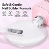 image:imageMakartt 7In1 Gel Nails Builder Clear Rubber Builder Base 18ML  UV Light Needed Strengthener Extension Thickening Rhinestone Glue Builder for Broken Nails Soak OffMilky White