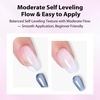 image:imageMakartt 7In1 Gel Nails Builder Clear Rubber Builder Base 18ML  UV Light Needed Strengthener Extension Thickening Rhinestone Glue Builder for Broken Nails Soak OffMilky White