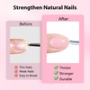 image:imageMakartt 8in1 Gel Nails Builder 15ml Nude Pink Builder in a Bottle for Nail Strengthen Rubber Base and Rhinestone Glue UV Light Cured Gel Builder for Nails  Home User DIY Low OdorNude Pink