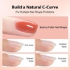 image:imageMakartt 8in1 Gel Nails Builder 15ml Nude Pink Builder in a Bottle for Nail Strengthen Rubber Base and Rhinestone Glue UV Light Cured Gel Builder for Nails  Home User DIY Low OdorNude Brown