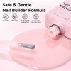 image:imageMakartt 8in1 Gel Nails Builder 15ml Nude Pink Builder in a Bottle for Nail Strengthen Rubber Base and Rhinestone Glue UV Light Cured Gel Builder for Nails  Home User DIY Low OdorNude Pink