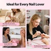 image:imageMakartt 8in1 Gel Nails Builder 15ml Nude Pink Builder in a Bottle for Nail Strengthen Rubber Base and Rhinestone Glue UV Light Cured Gel Builder for Nails  Home User DIY Low OdorNude Pink