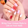 image:imageMakartt 9D Magnetic Cat Eye Gel Nail Polish Set 6 Colors Yellow Purple Silver Rose Red Green Black Hole Effect with Magnet Stick 8ml  Soak Off DIY Manicure amp Nail Art SuppliesPink Parade