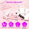 image:imageMakartt 9D Magnetic Cat Eye Gel Nail Polish Set 6 Colors Yellow Purple Silver Rose Red Green Black Hole Effect with Magnet Stick 8ml  Soak Off DIY Manicure amp Nail Art SuppliesCat Eye Black Hole