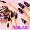 image:imageMakartt 9D Magnetic Cat Eye Gel Nail Polish Set 6 Colors Yellow Purple Silver Rose Red Green Black Hole Effect with Magnet Stick 8ml  Soak Off DIY Manicure amp Nail Art SuppliesCat Eye Black Hole