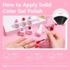 image:imageMakartt 9D Magnetic Cat Eye Gel Nail Polish Set 6 Colors Yellow Purple Silver Rose Red Green Black Hole Effect with Magnet Stick 8ml  Soak Off DIY Manicure amp Nail Art SuppliesPink Parade