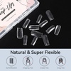 image:imageMakartt Almond Nail Tips 500pcs Medium Prebuffed Full Cover Clear Press on Nails 10 Sizes Soak Off Soft Gel Nail Tips Extension Professional Acrylic Fake Nails No Crease False Nail Salon DIY ArtA103D Medium Square120PCS
