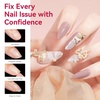 image:imageMakartt Almond Nail Tips 500pcs Medium Prebuffed Full Cover Clear Press on Nails 10 Sizes Soak Off Soft Gel Nail Tips Extension Professional Acrylic Fake Nails No Crease False Nail Salon DIY ArtA01 Medium Almond504PCS