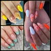 image:imageMakartt Almond Nail Tips 500pcs Medium Prebuffed Full Cover Clear Press on Nails 10 Sizes Soak Off Soft Gel Nail Tips Extension Professional Acrylic Fake Nails No Crease False Nail Salon DIY ArtA05Medium Almond120PCS