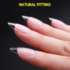 image:imageMakartt Almond Nail Tips 500pcs Medium Prebuffed Full Cover Clear Press on Nails 10 Sizes Soak Off Soft Gel Nail Tips Extension Professional Acrylic Fake Nails No Crease False Nail Salon DIY ArtA05Medium Almond120PCS