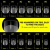 image:imageMakartt Almond Nail Tips 500pcs Medium Prebuffed Full Cover Clear Press on Nails 10 Sizes Soak Off Soft Gel Nail Tips Extension Professional Acrylic Fake Nails No Crease False Nail Salon DIY ArtA08Extra Short Square120PCS