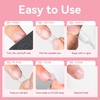image:imageMakartt Almond Nail Tips 500pcs Medium Prebuffed Full Cover Clear Press on Nails 10 Sizes Soak Off Soft Gel Nail Tips Extension Professional Acrylic Fake Nails No Crease False Nail Salon DIY ArtA01 Medium Almond504PCS